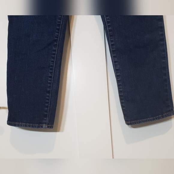 Talbots Signature Slim Ankle Jeans Stretch Dkwash Size 12 98% Cotton 2% Spandex - Picture 6 of 16